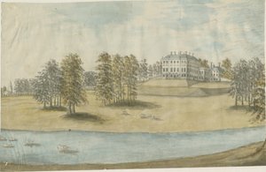 Patshull House: aquarel schilderij, nd [1790s]