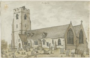 Rugeley Kerk (Oud) door Stebbing Shaw