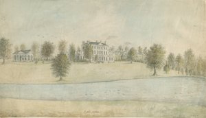 Shenstone - Little Aston Hall: aquarel schilderij door Stebbing Shaw