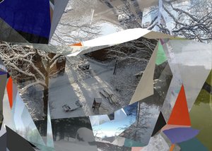 Gebroken winterlandschap door Stefan Fransson