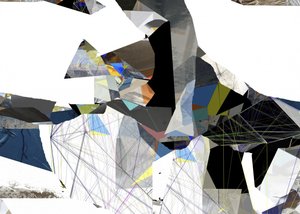 Gefragmenteerd geometrisch zicht door Stefan Fransson