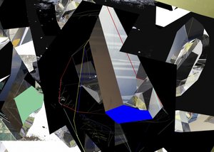 Moderne geometrische fragmenten