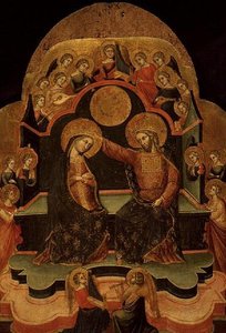 De Kroning van de Maagd door Stefano (fl.1353 81) Veneziano