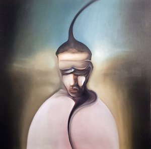 Donkere surrealistische figuur door Stefano Mazzolini
