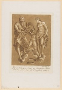 Saturnus, Venus en Amor door Stefano Mulinari