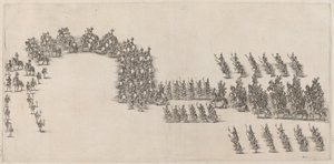 Een Processie van Zestig Ruiters en Fakkeldragers, 1652