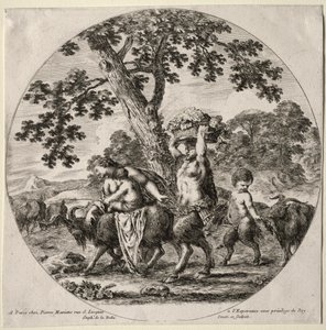 Een Satyr Familie op Reis
