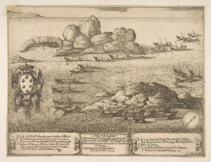 Verovering van twee galeien bij Byserta, 1628