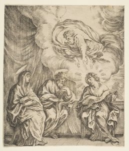 Kind Jezus Verklaart de Schrift aan Zijn Moeder en St. Jozef, ca. 1627