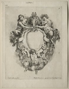 Collectie van Verschillende Caprices en Nieuwe Ontwerpen van Cartouches en Ornamenten: Nr. 11