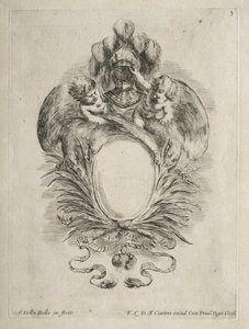 Collectie van verschillende grillen en nieuwe ontwerpen van cartouches en ornamenten: nr. 5
