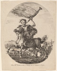 Dood te paard door Stefano della Bella