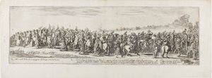 Ingang van de ambassadeur van Polen in Rome door Stefano della Bella