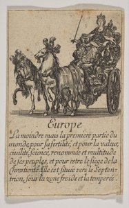Europa, 1644 door Stefano della Bella