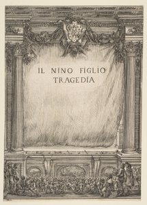 Frontispice voor Il Nino Figlio door Stefano della Bella