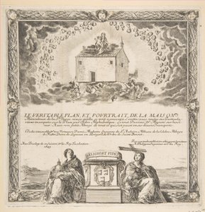 Frontispice voor Le Véritable Plan et Pourtrait de la Maison de la Ste. Vierge