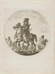 Hongaarse Ruiter door Stefano della Bella