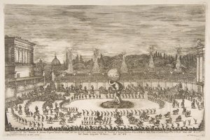 Il Mondo Festeggiante: Toegang van Cosimo III de Medici, 1661