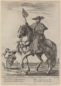 Il Tedeschino, 1637 door Stefano della Bella