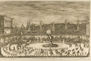 Il mondo festeggiante, balletto a cavallo ter gelegenheid van het huwelijk van Cosimo de Medici met M