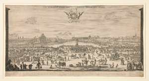 Le Pont Neuf, Parijs door Stefano della Bella