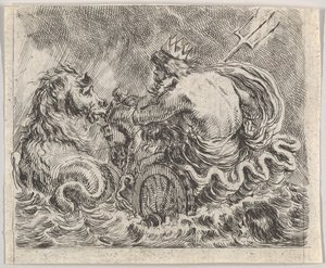 Neptunus, uit Spel van Mythologie Jeu de la Mythologie