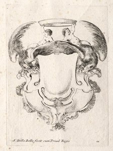 Nieuw Model voor een Cartouche door Stefano della Bella