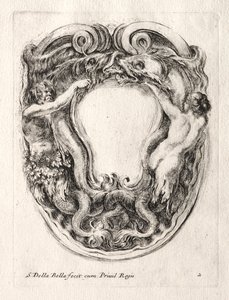 Nieuw Model voor een Cartouche door Stefano della Bella