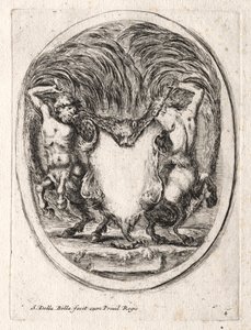 Nieuw Model voor een Cartouche door Stefano della Bella