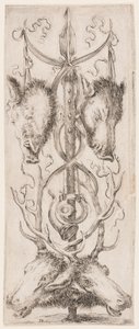 Ornamenti o Grottesche (Grotesk ornament) door Stefano della Bella