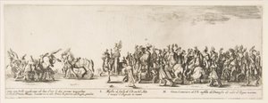 Deel van de ingang van de Poolse legatie L en M, 1633