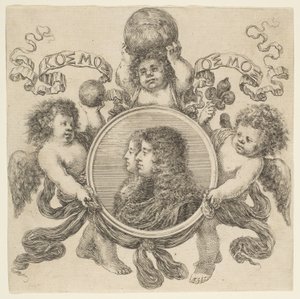 Portret van Cosimo de Medici en Marguerite Louise d