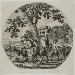 Satyr Familie Wandelend