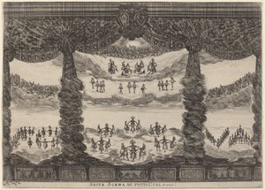 Sesta Scena di Tutto Cielo, 1637 door Stefano della Bella