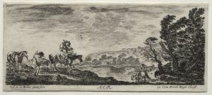 De vier elementen: Lucht door Stefano della Bella