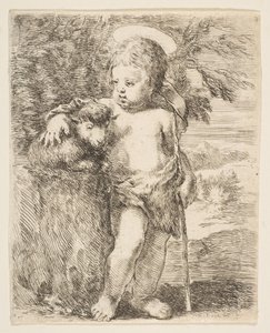 De Heilige Johannes de Doper met zijn Lam, ca. 1649