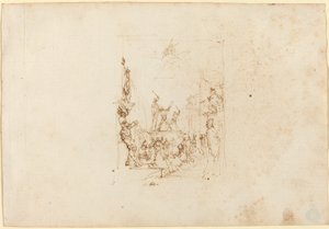 Het martelaarschap van Sint Andreas door Stefano della Bella