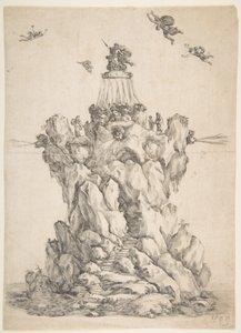 De Rots van Aeolus, 1652 door Stefano della Bella