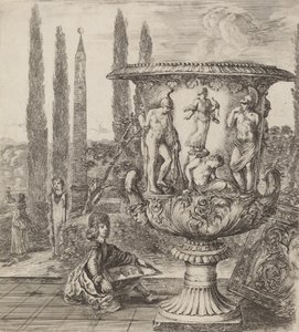 De vaas van de Medici, 1656 door Stefano della Bella