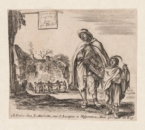 Titelpagina: Diversi Capricci, 1647 door Stefano della Bella