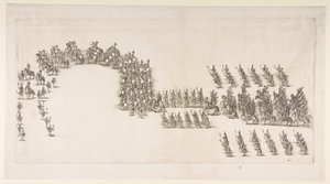 Fakkeloptocht bij het Modena Carrousel, 1652