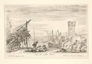 Uitzicht op de Kust van Italië (
