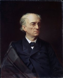 Portret van de Russische dichter Fyodor Ivanovich Tyutchev door Stepan Fyodorovich Alexandrovsky