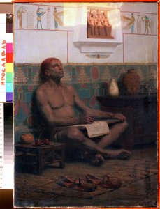 De koninklijke schrijver Rahotep (17e dynastie van het oude Egypte) door Stepan Vladislavovich Bakalovich
