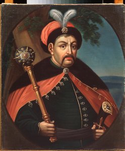 Portret van de Kozakkenhetman van Oekraïne Bohdan Chmelnytsky