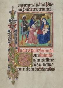 Aanbidding der wijzen, 1450-1500 door Stephan Lochner