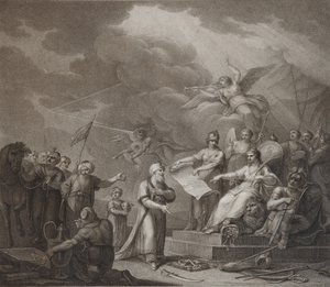 Allegorie van het Verdrag van Jassy, 1792 door Stephanoff