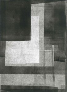 Nocturnus II, 2015 (monoprint op papier) door Stephen Dow
