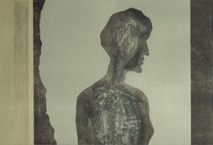 la Foret XII, 2017 (collage) door Stephen Dow