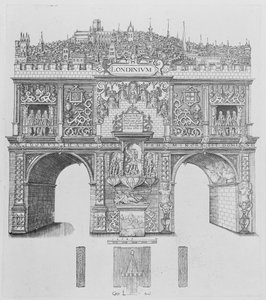 Een Triomfboog, gegraveerd door William Kip, 1604